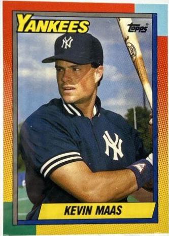 Kevin Maas #63T Baseball Cards 1990 Topps Traded Tiffany