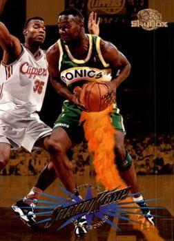 Shawn Kemp #112 Basketball Cards 1995 Skybox Premium