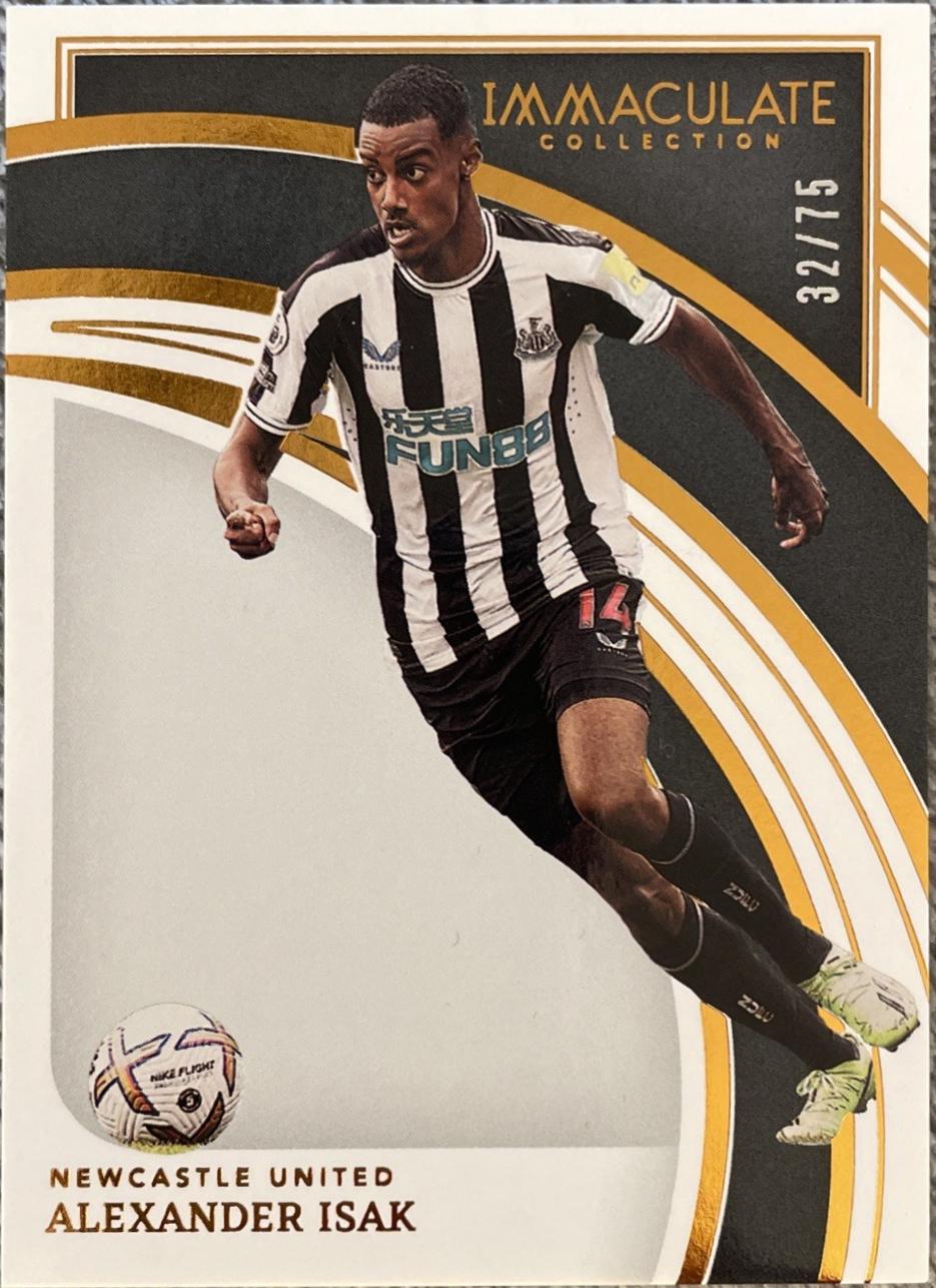 Alexander Isak #151 2022 Panini Immaculate Collection Soccer