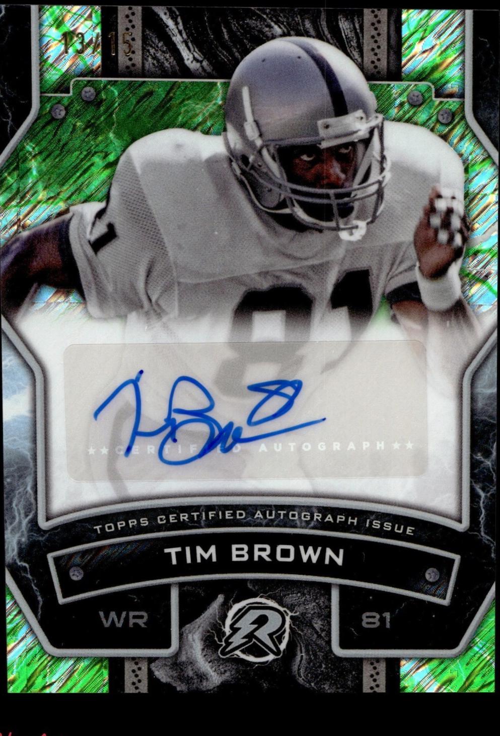 Tim Brown [Lime Green Static] #RS-TIM
