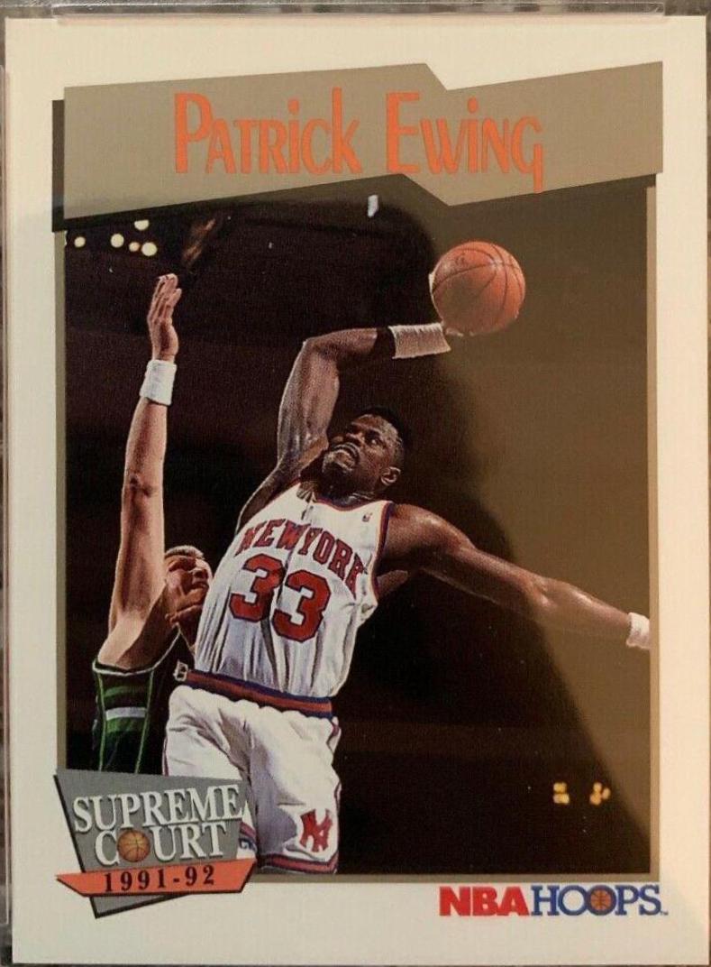 Patrick Ewing #483 Basketball Cards 1991 Hoops