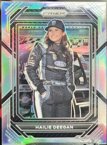 Hailie Deegan #9 Racing Cards 2023 Panini Prizm NASCAR Silver Signature