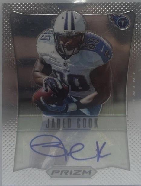 Jared Cook #36 2012 Panini Prizm Football Autographs