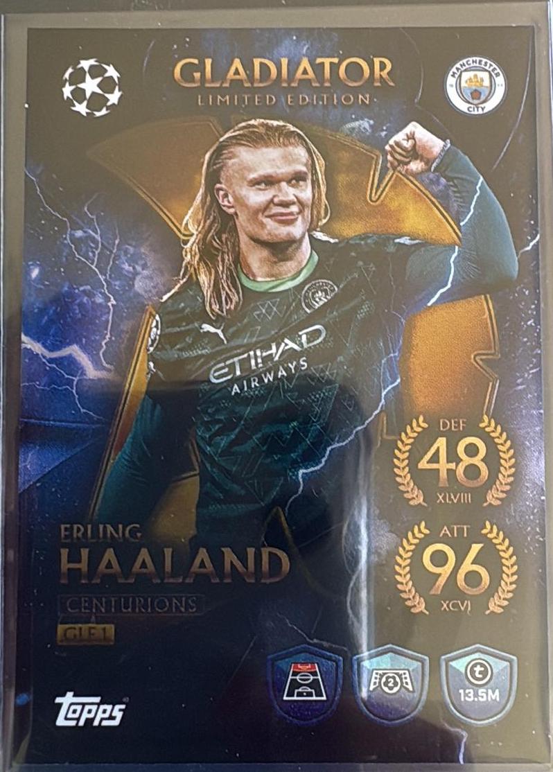 erling haaland limited edition card Erling Haaland "limited Edition" Topps Bundesliga 2021. Soccer Card.  Trading Card. Combined Shipping. Borussia Dortmund