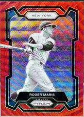 Roger Maris [Ruby Wave] #235 Baseball Cards 2024 Panini Prizm Prices