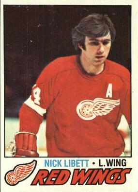 Nick Libett #103 Hockey Cards 1977 Topps