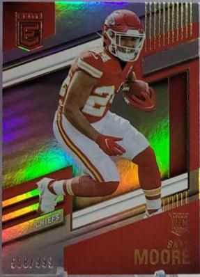 Skyy Moore #156 2022 Panini Donruss Elite Football