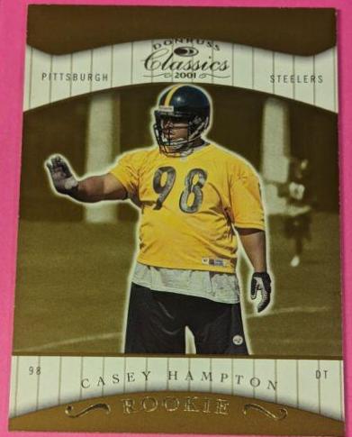 Casey Hampton #141 Football Cards 2001 Panini Donruss Classics
