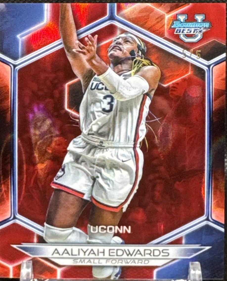 Aaliyah Edwards [Red Lava Refractor] #86
