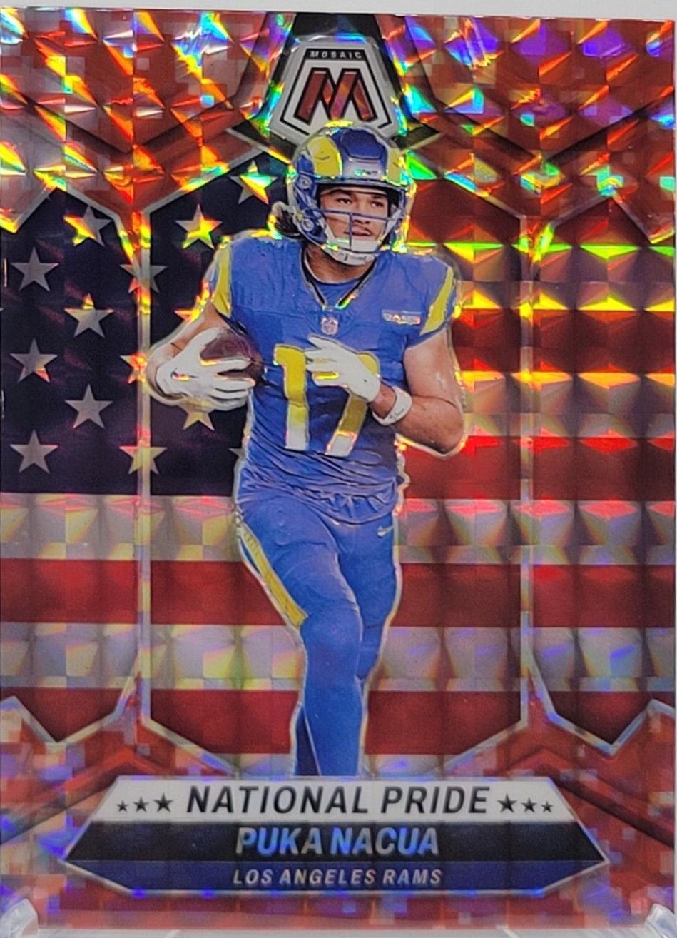 Puka Nacua [Camo Red] #264 Prices | 2024 Panini Mosaic | Football Cards
