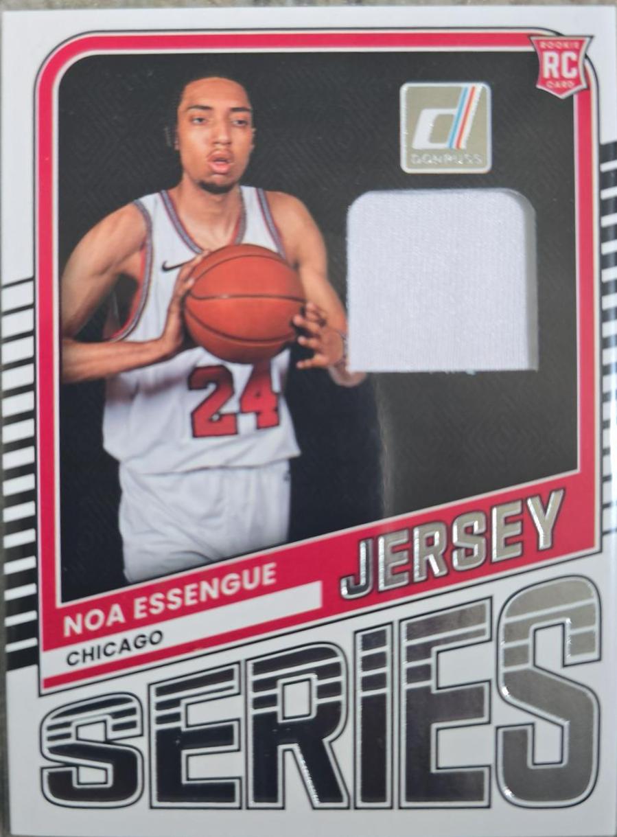 Noa Essengue #19 2025 Panini Donruss Jersey Series Basketball