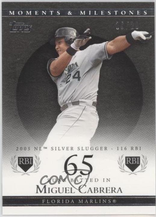Miguel Cabrera [65 RBI Black] #110