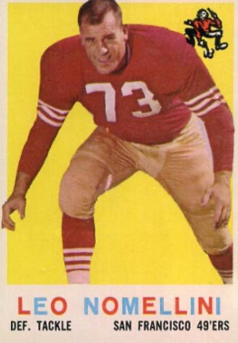 Leo Nomellini #19 Football Cards 1959 Topps