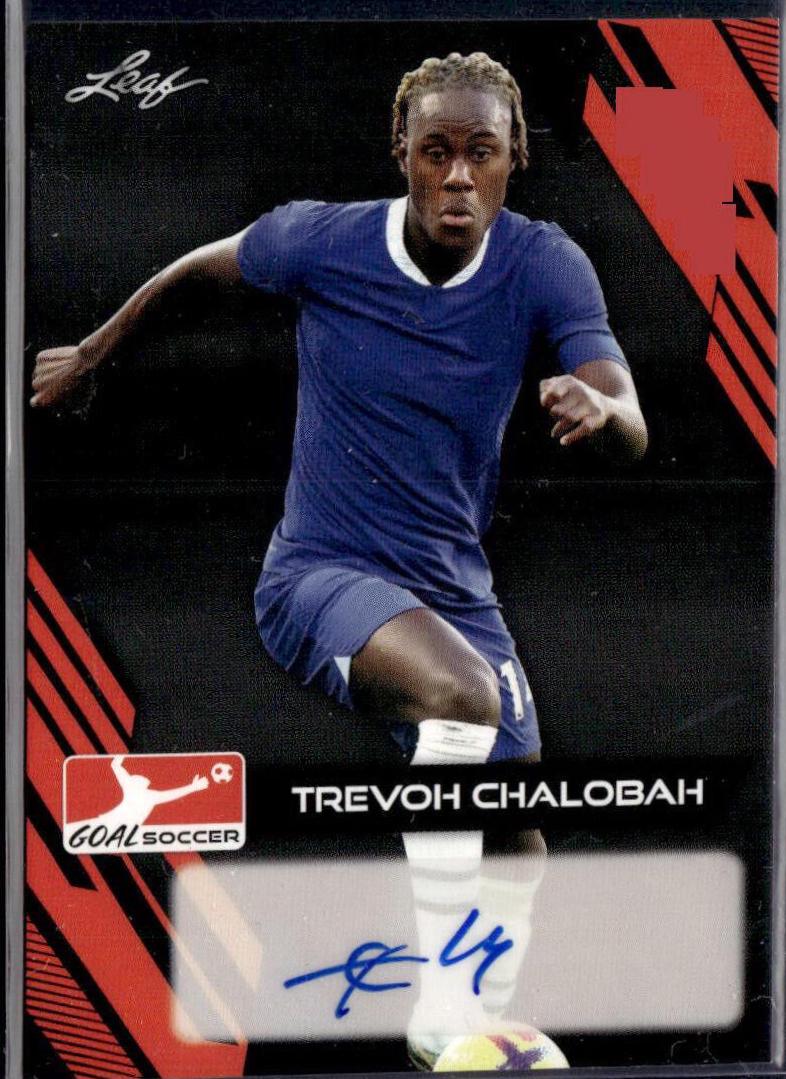 Trevoh Chalobah #BA-TC2 2023 Leaf Goal Autographs Soccer