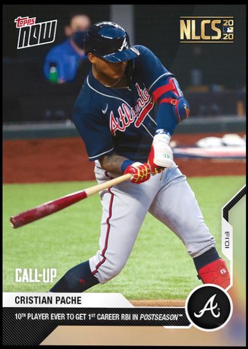 Cristian Pache #409 2020 Topps Now Baseball