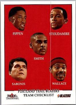 Portland Trail Blazers Checklist #283
