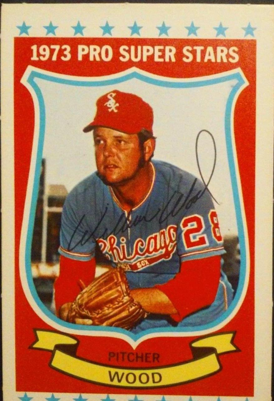 Wilbur Wood #9 Baseball Cards 1973 Kellogg's