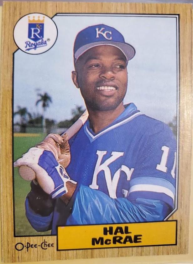 Hal McRae #246 1987 O Pee Chee Baseball