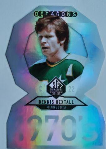 Dennis Hextall #DC-14 Hockey Cards 2020 SP Signature Edition Legends Decagons