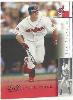 Jim Thome #20 Baseball Cards 2002 Leaf