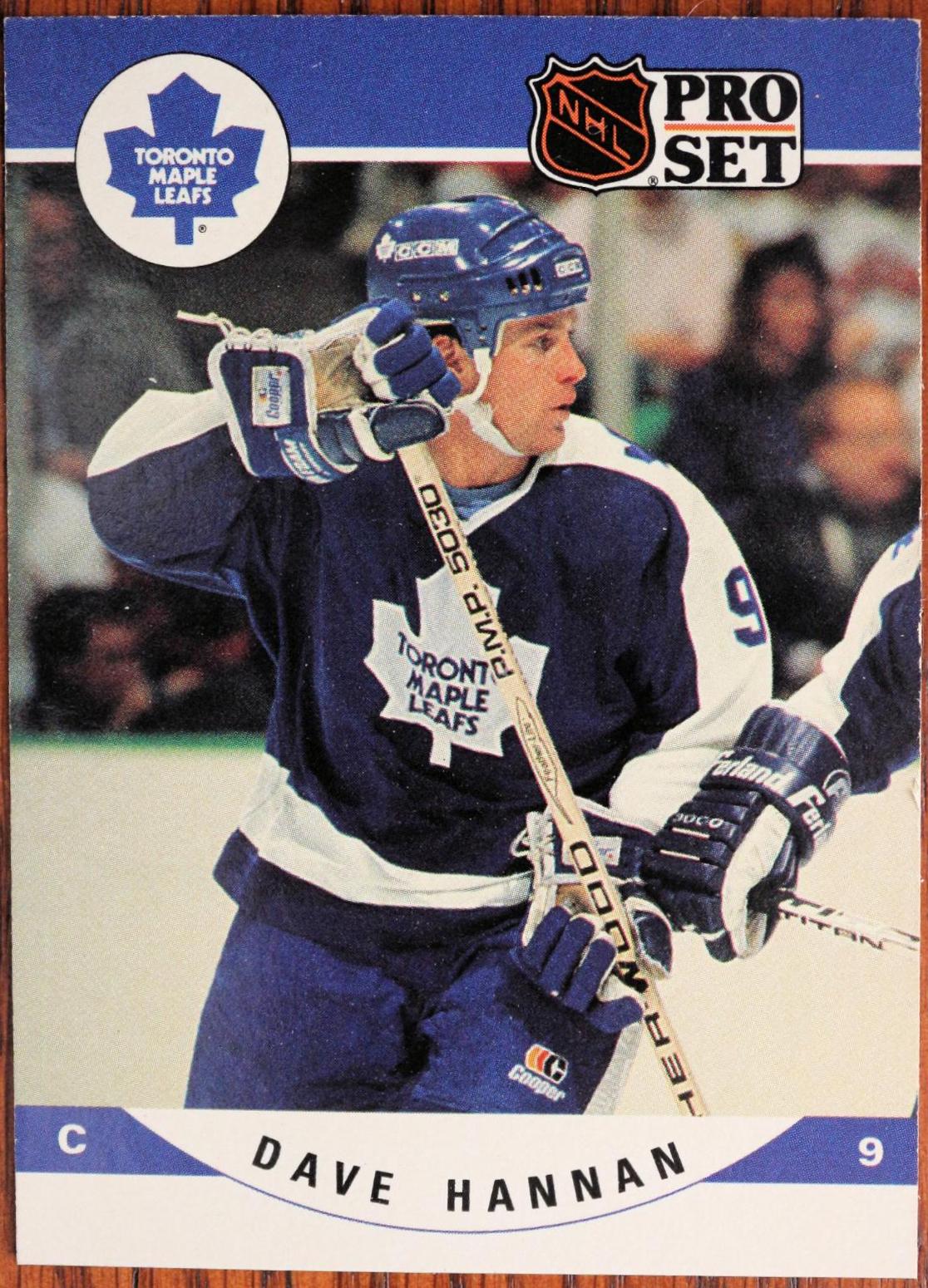 Dave Hannan #535 Hockey Cards 1990 Pro Set