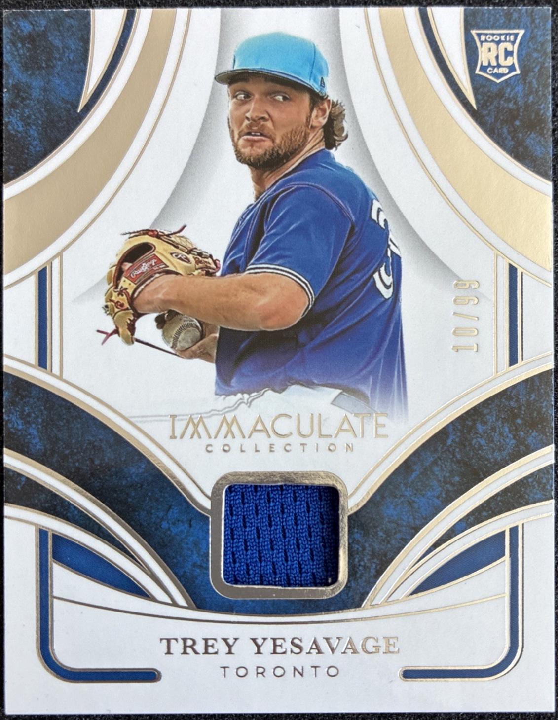 Trey Yesavage #9 2026 Panini Immaculate Memorabilia Baseball
