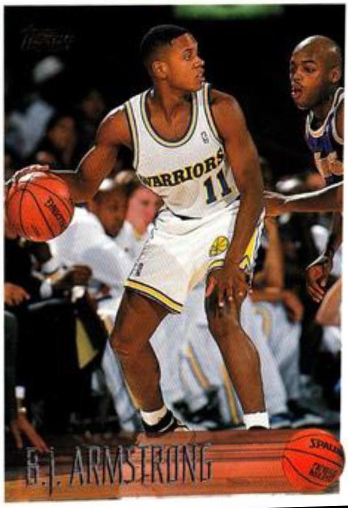 B.J. Armstrong #43 Basketball Cards 1996 Topps