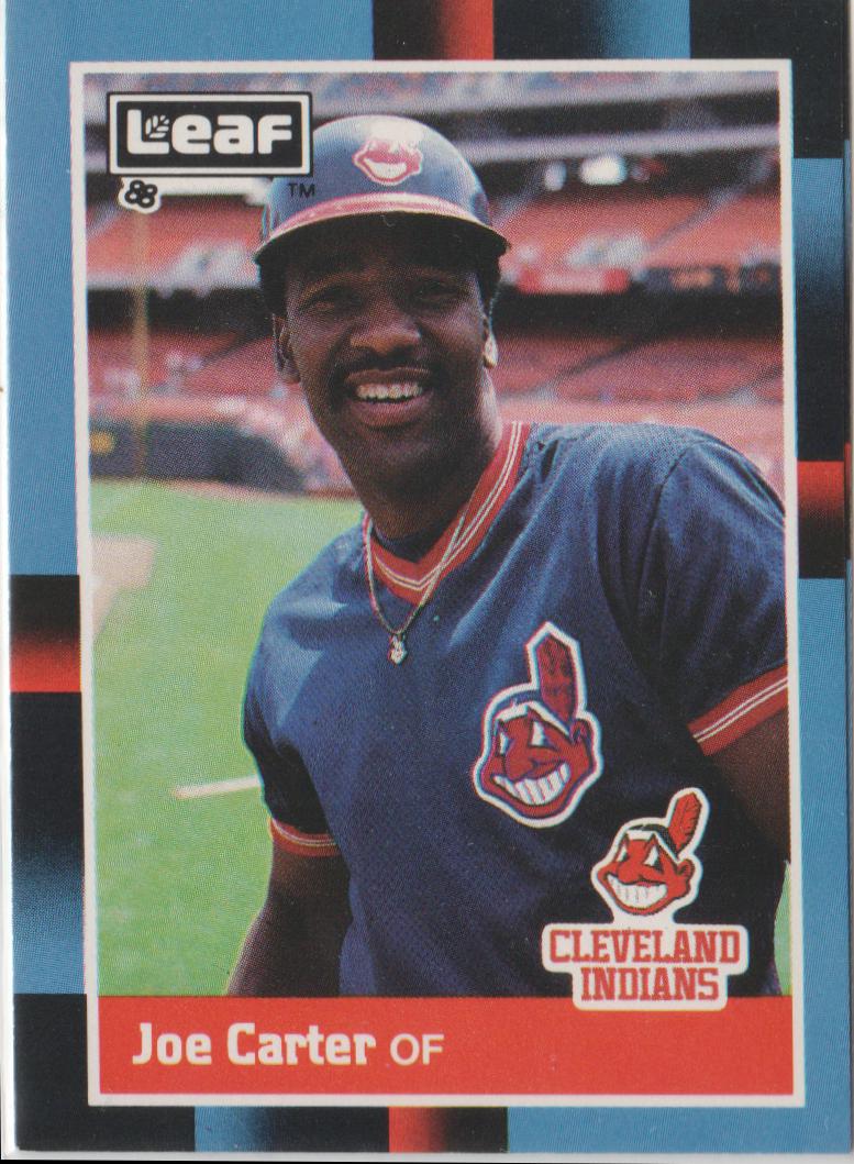 Joe Carter #184 1988 Leaf Baseball