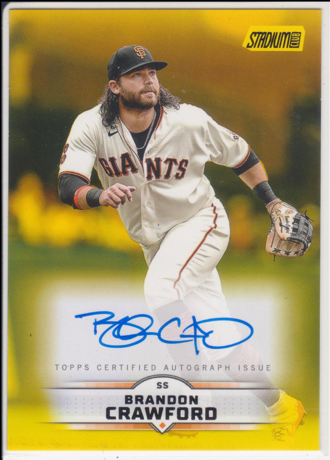 Brandon Crawford [Yellow] #SCBA-BCR