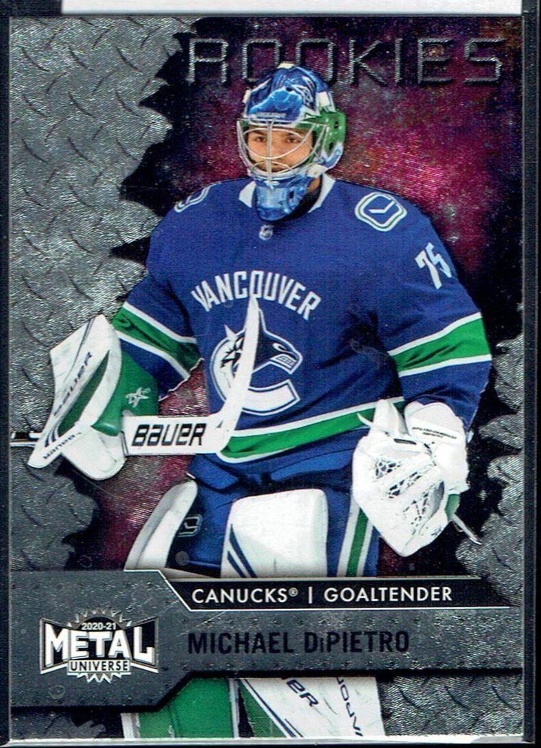 Michael DiPietro #126 Hockey Cards 2020 Skybox Metal Universe