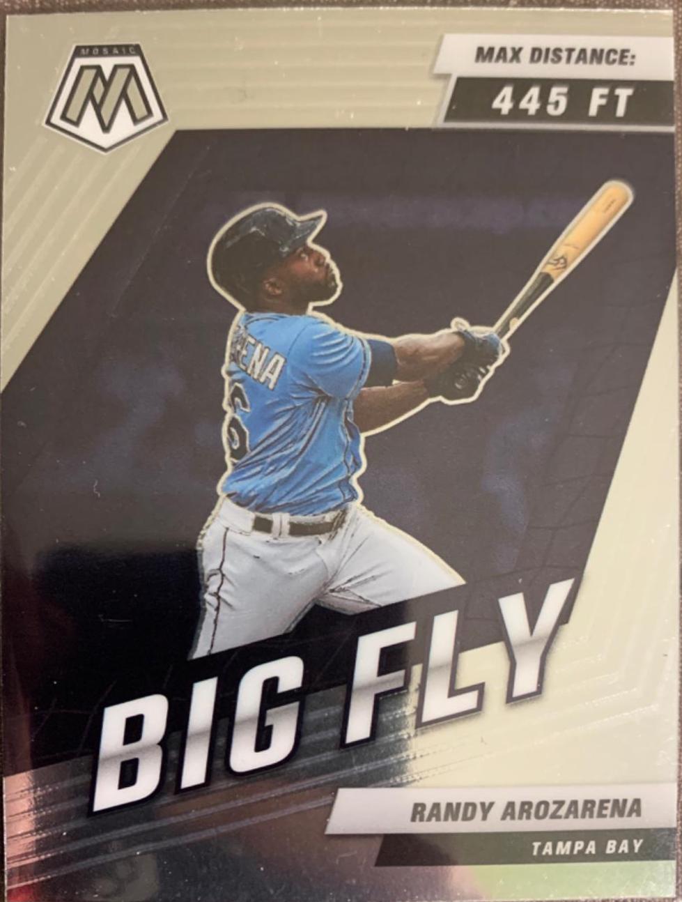 Randy Arozarena #BF-2 Baseball Cards 2022 Panini Mosaic Big Fly