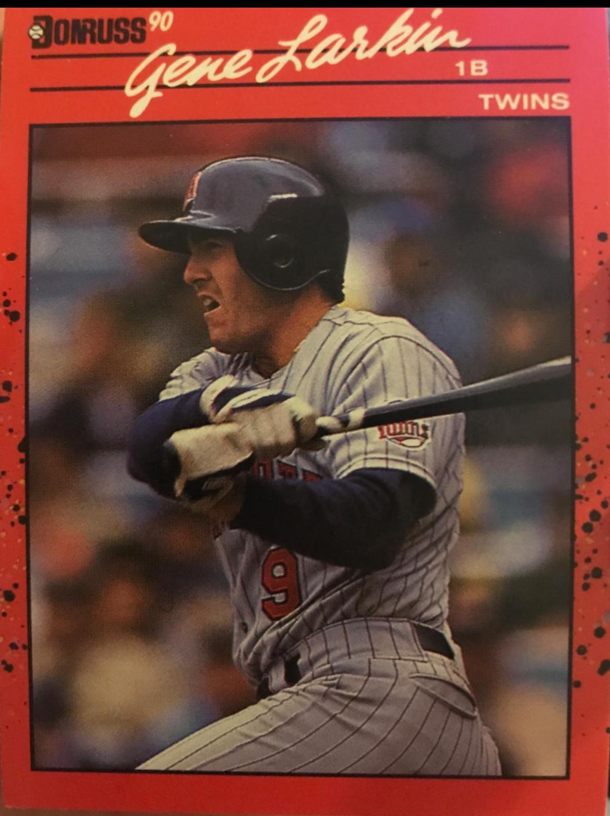 Gene Larkin #436 Baseball Cards 1990 Donruss