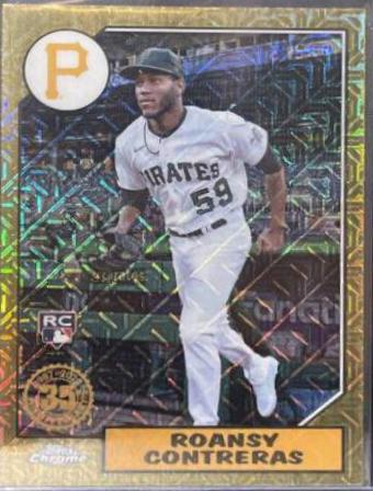 Roansy Contreras #T87C2-68 Baseball Cards 2022 Topps Silver Pack 1987 Chrome Series 2