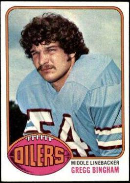 Gregg Bingham #103 Football Cards 1976 Topps