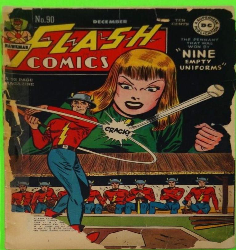Flash Comics #90 (1947) Comic Books Flash Comics
