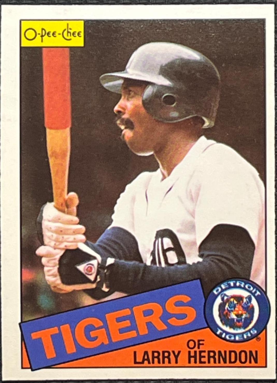 Larry Herndon #9 Baseball Cards 1985 O Pee Chee