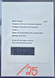 Bo Jackson / Bobby Witt Jr. / George Brett
