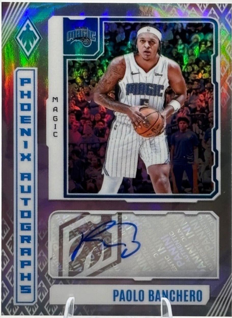 Paolo Banchero #PA-PAO Basketball Cards 2023 Panini Phoenix Autograph