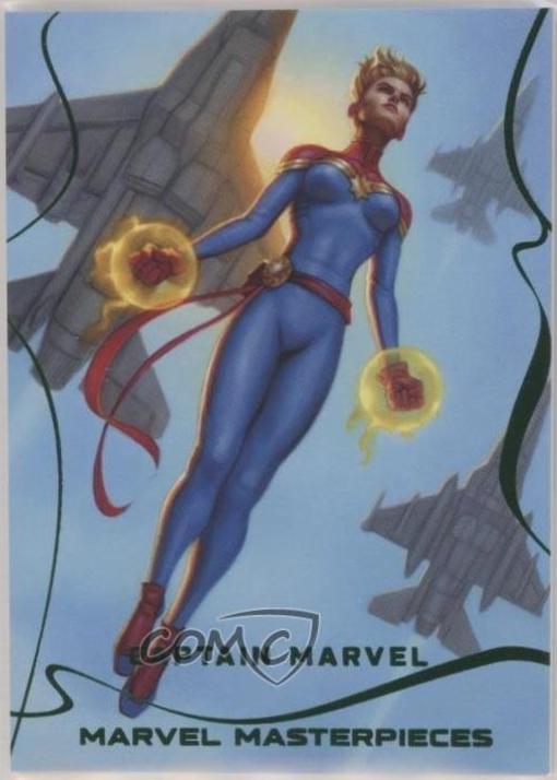 Captain Marvel [Green Foil] #70