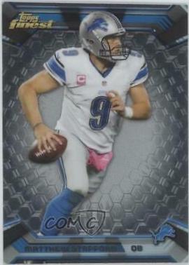 Matthew Stafford #3 Football Cards 2013 Topps Finest
