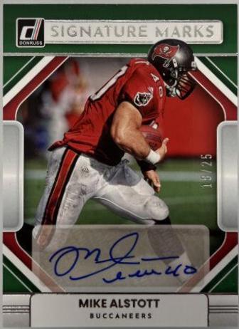 Mike Alstott #SM-MA Football Cards 2022 Panini Donruss Signature Marks
