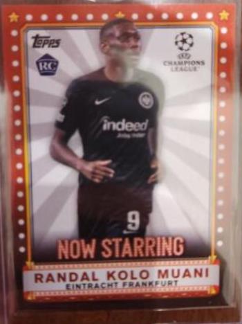 Randal Kolo Muani #NS-10 Soccer Cards 2022 Topps UEFA Club Competitions Now Starring