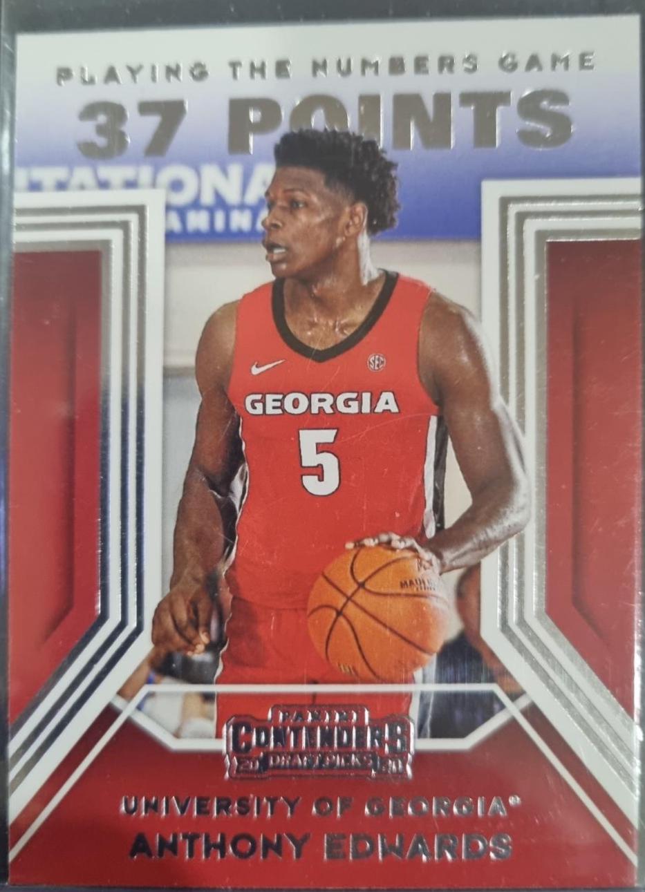 Anthony Edwards #2 Basketball Cards 2020 Panini Contenders Draft Picks