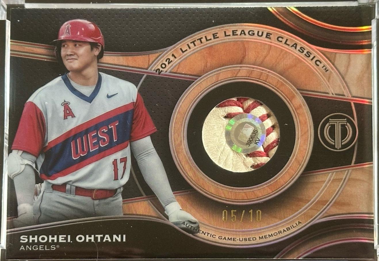 Shohei Ohtani #MRB-SHO Baseball Cards 2025 Topps Tribute Milestone Relic