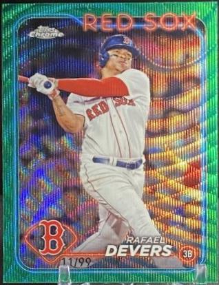 Rafael Devers [Green Wave Refractor] #93