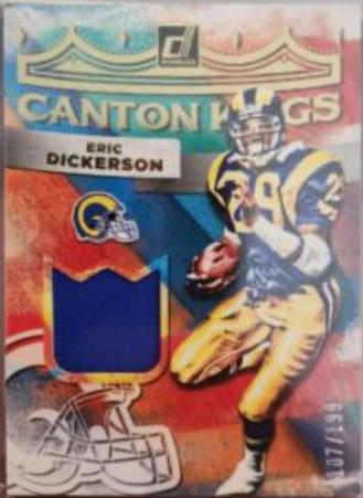 Eric Dickerson #CK-10 Football Cards 2022 Panini Donruss Canton Kings