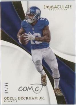 Odell Beckham Jr #71 2017 Panini Immaculate Collection Football