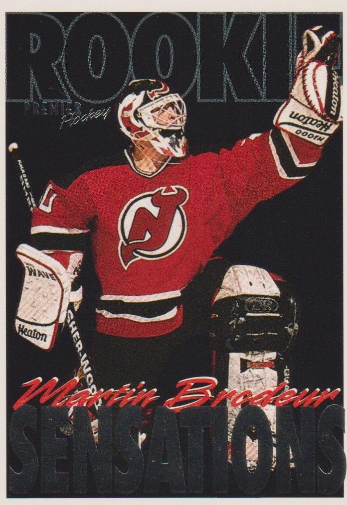 Martin Brodeur #190 1994-95 Topps Premier Hockey