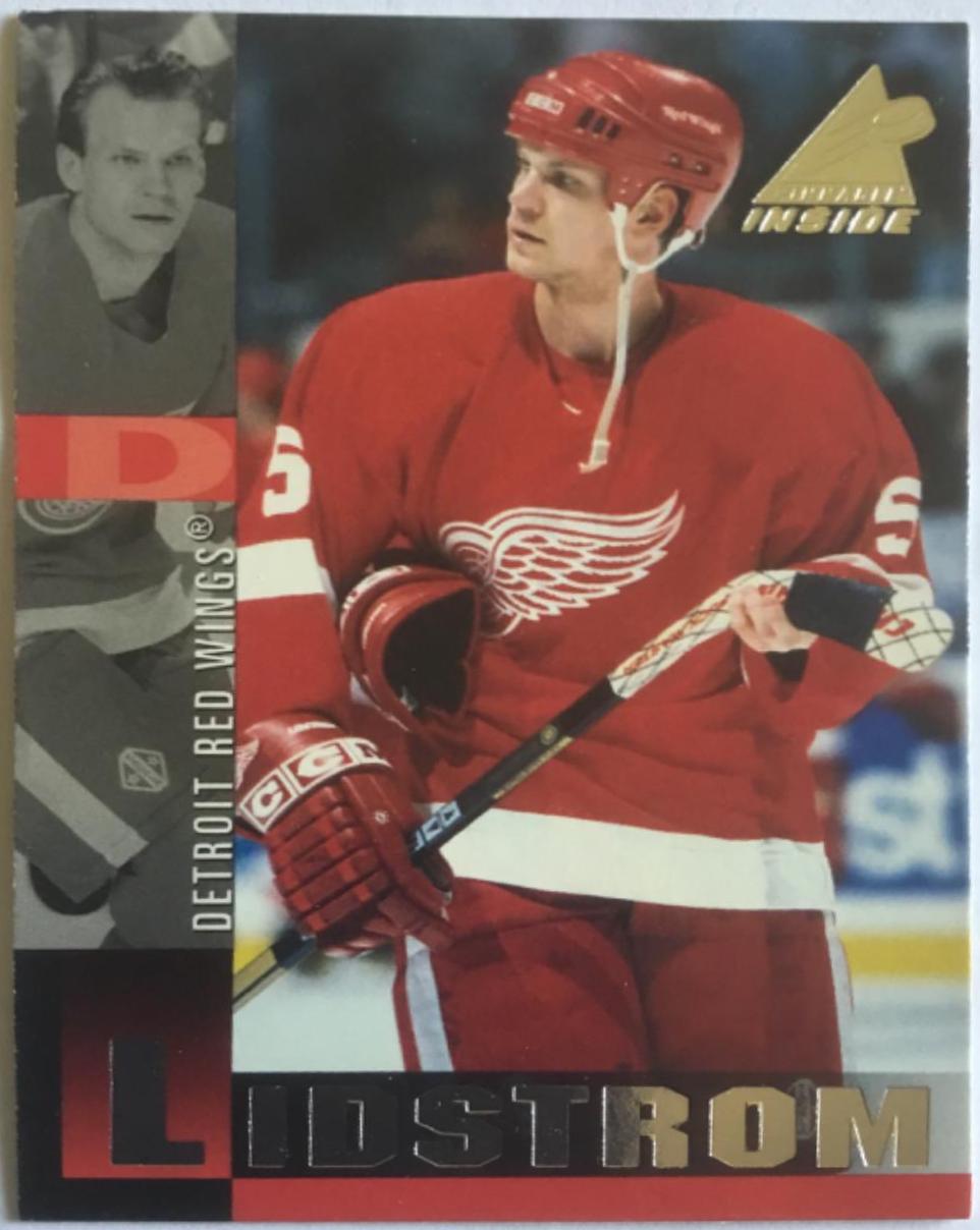 Nicklas Lidstrom #91 Hockey Cards 1997 Pinnacle Inside