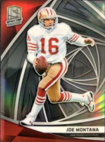 Joe Montana #4 Football Cards 2019 Panini Spectra